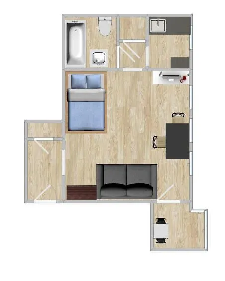 Apartment Im Herzen Frankfurts 美因河畔法兰克福